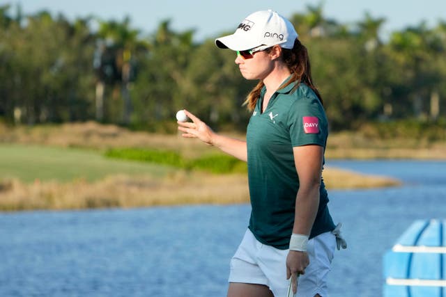 The largest cheque in women’s golf was on the line after Leona Maguire shot the day’s best score to share the top of the CME Group Tour Championship leaderboard with Lydia Ko (Lynne Sladky/AP)