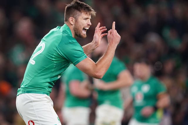 Ross Byrne says his dramatic match-winning penalty against Australia is the highlight of his Ireland career (Brian Lawless/PA)