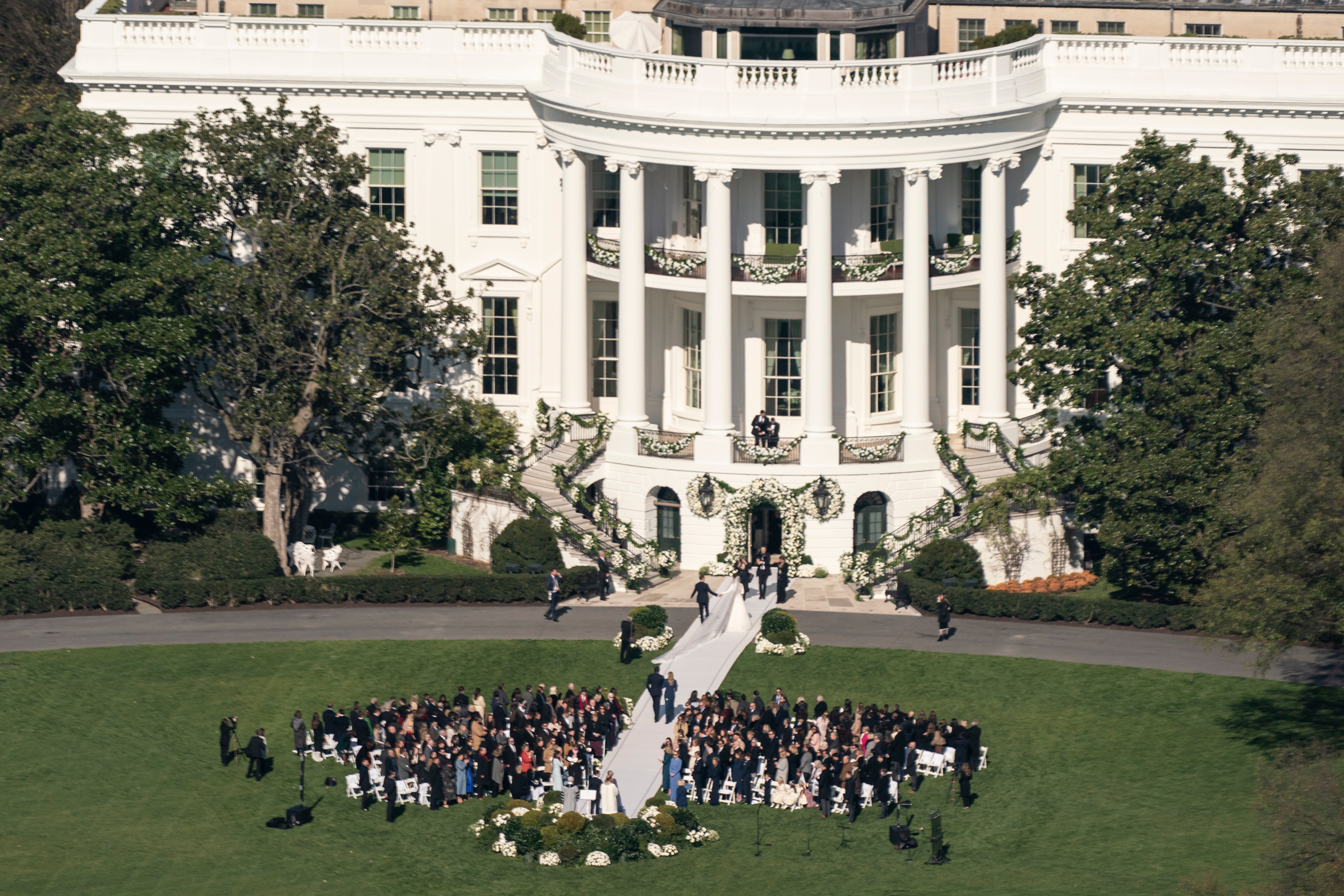 APTOPIX White House Wedding