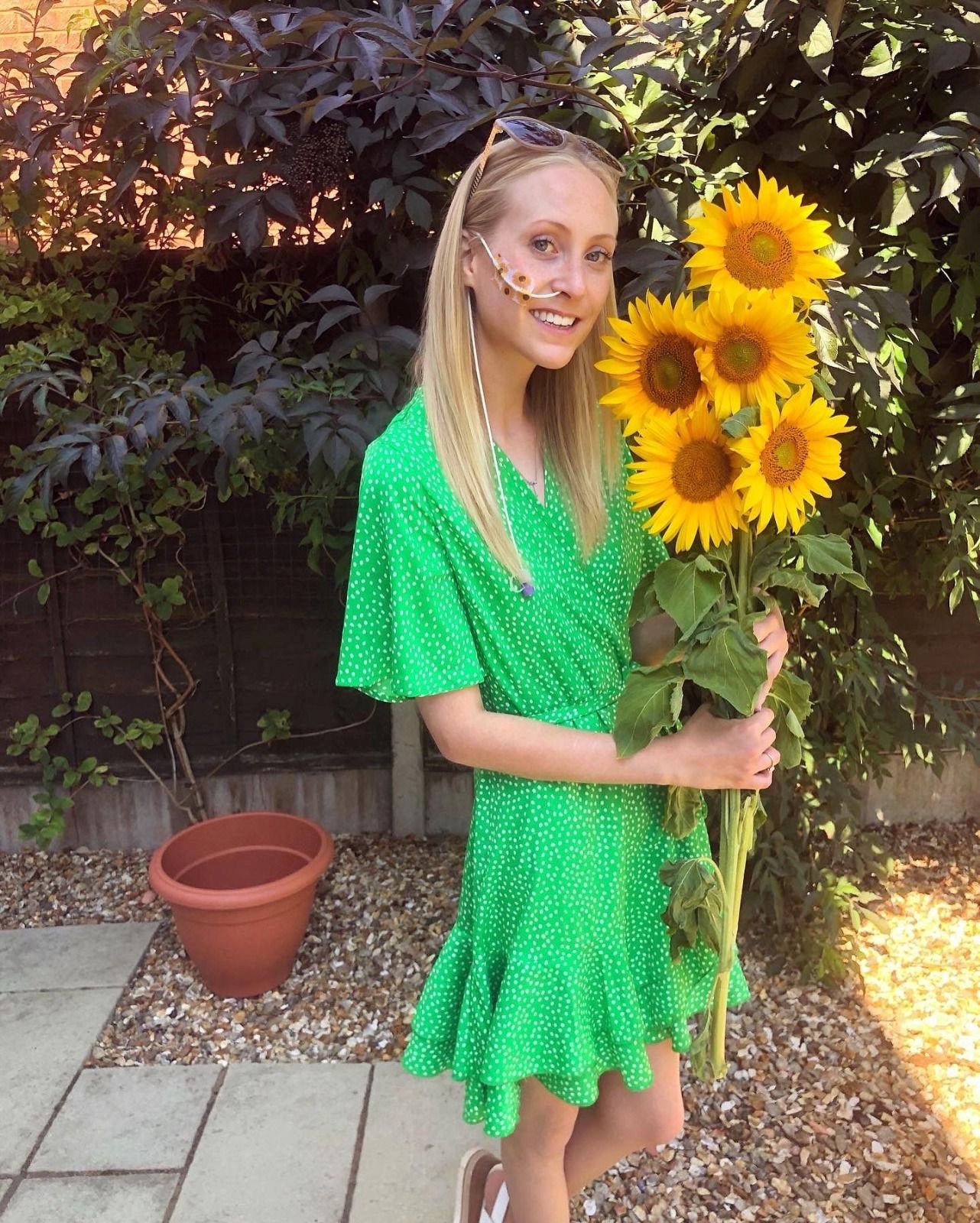 Talia Sinnott after her diagnosis