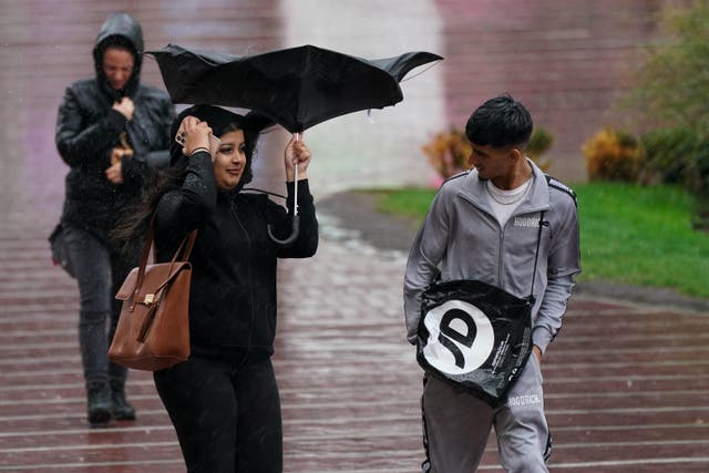 Forecasters have warned of windy conditions in the UK on Monday (Jacob King/PA)