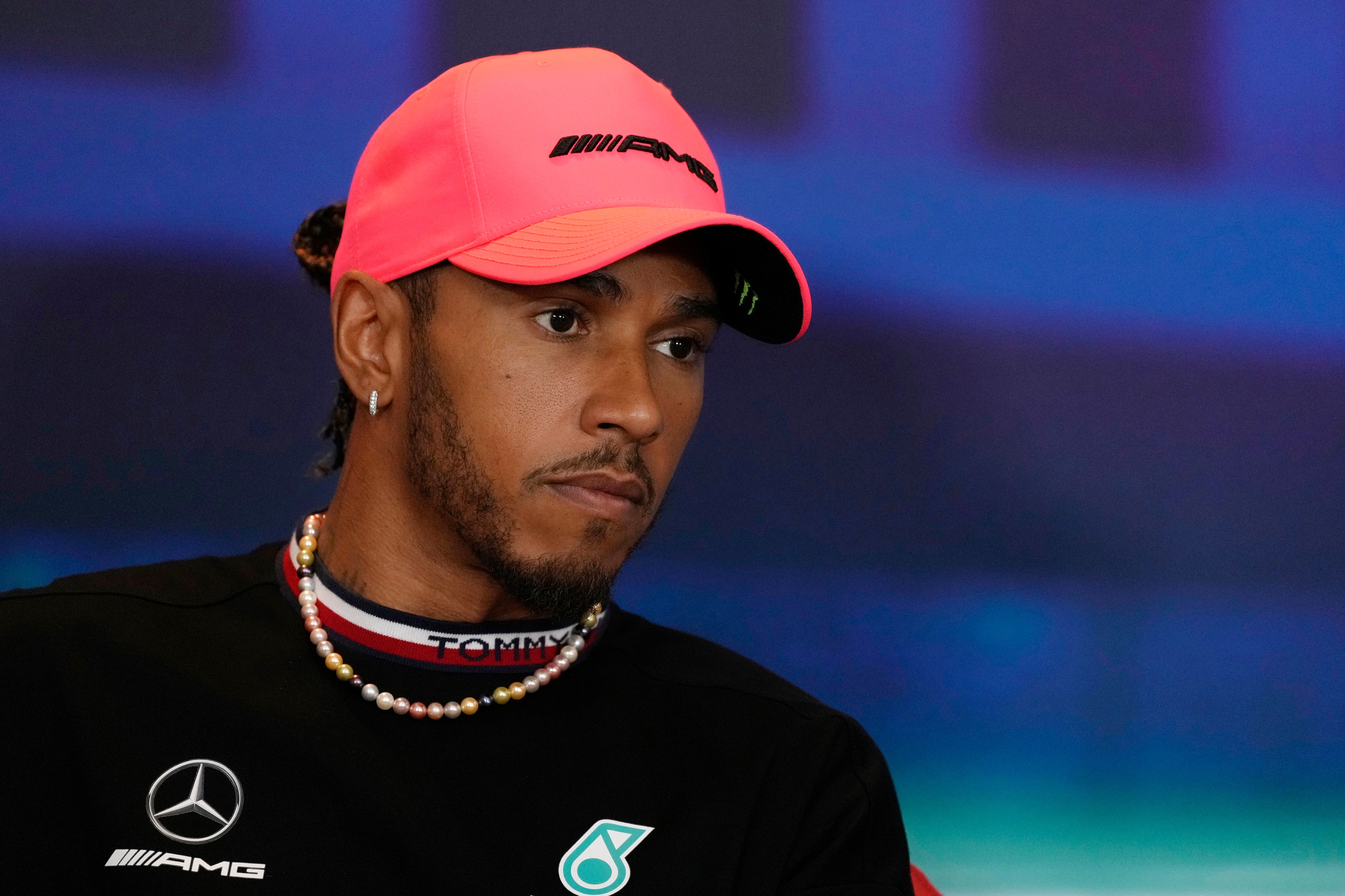 Lewis Hamilton retired from the final race of the season in Abu Dhabi (Kamran Jebreili/AP)