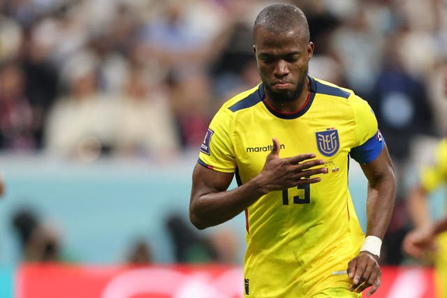 <p>Enner Valencia seized the stage in the opening game of the World Cup </p>
