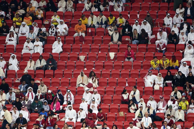 Thousands of Qatar fans left at half-time of their World Cup opener against Ecuador