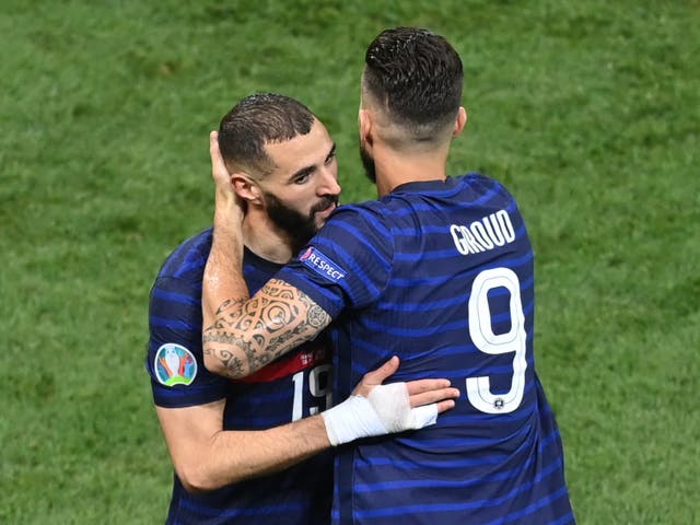<p>Karim Benzema (left) has been ruled out of the World Cup</p>