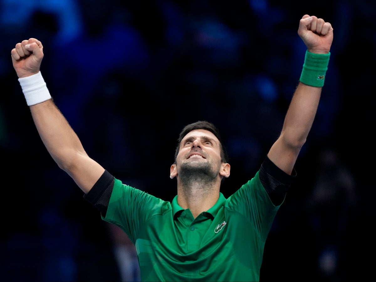 Novak Djokovic beats Casper Ruud to claim ATP Finals crown and tie Roger Federer’s record