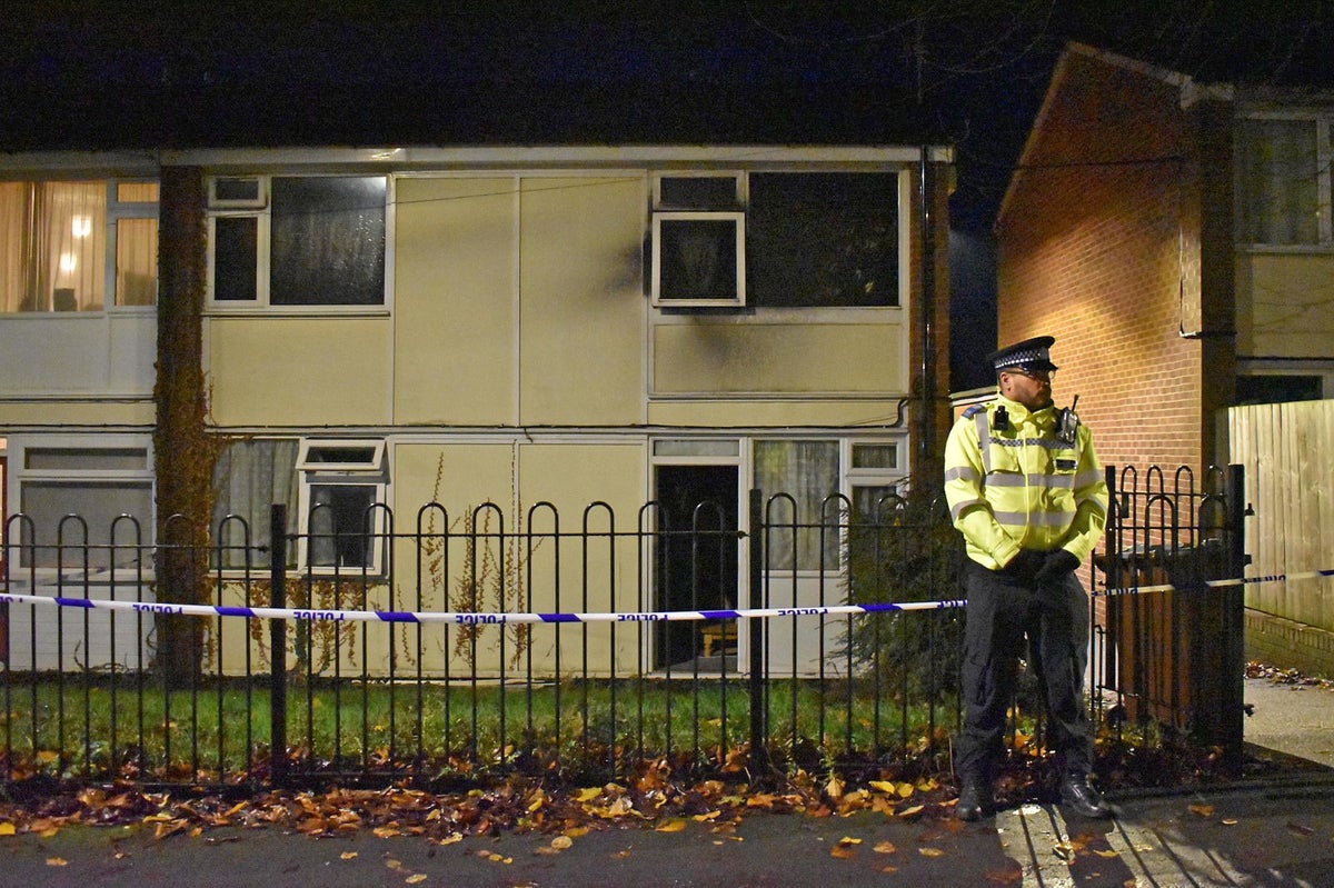 Man arrested for murder after two children die in Nottingham flat fire