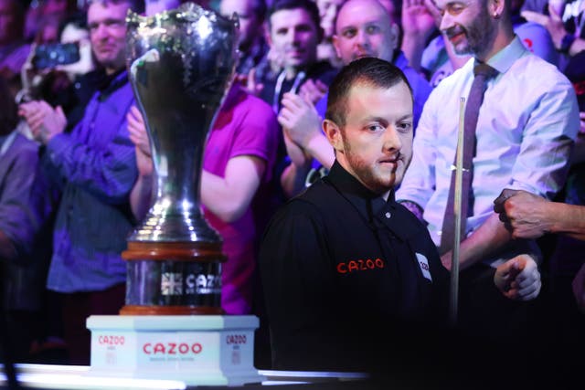 Mark Allen claimed the UK Championship trophy (Isaac Parkin/PA)