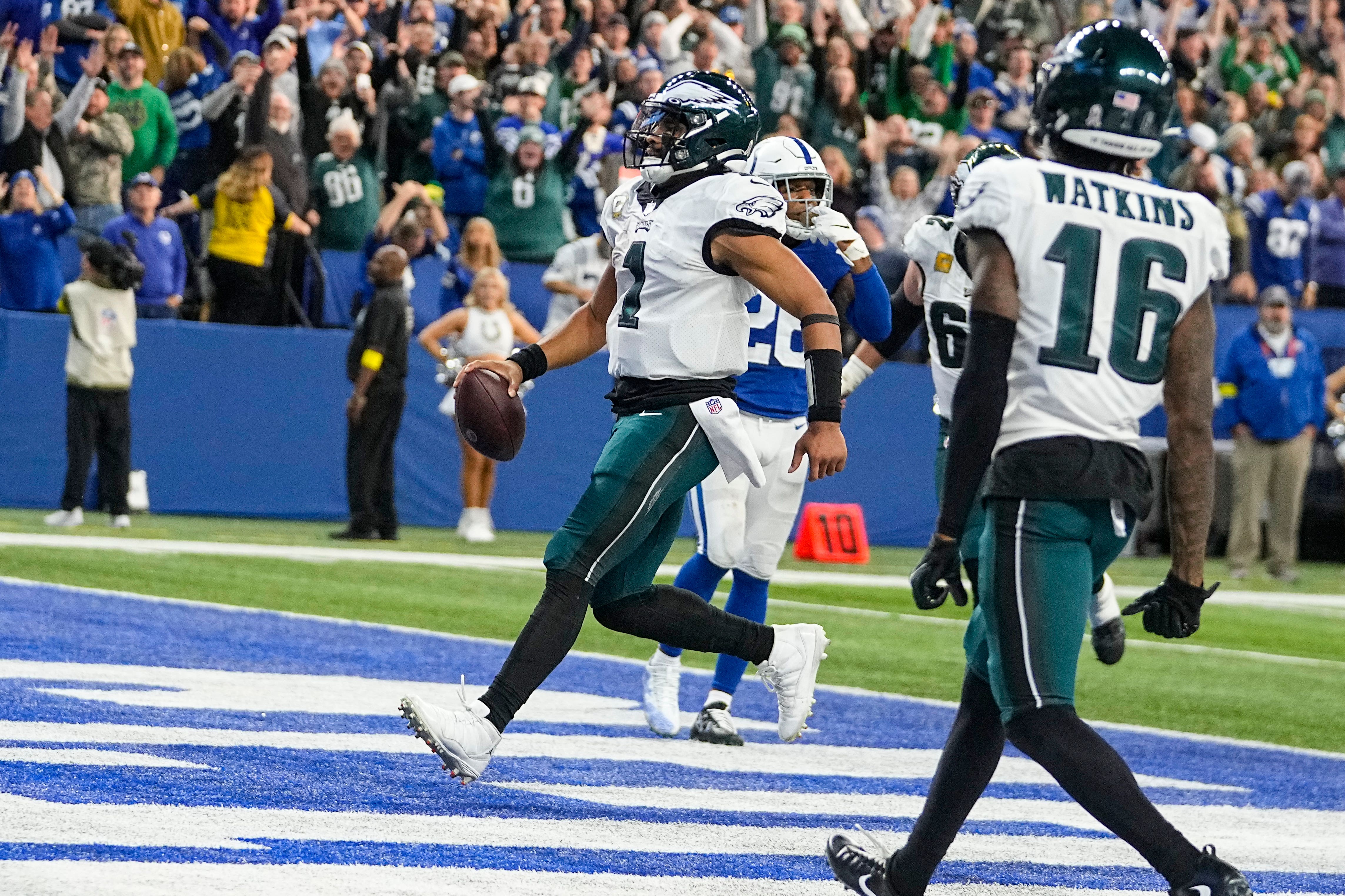 Eagles grades: Jalen Hurts comes through with his best game in the overtime  victory