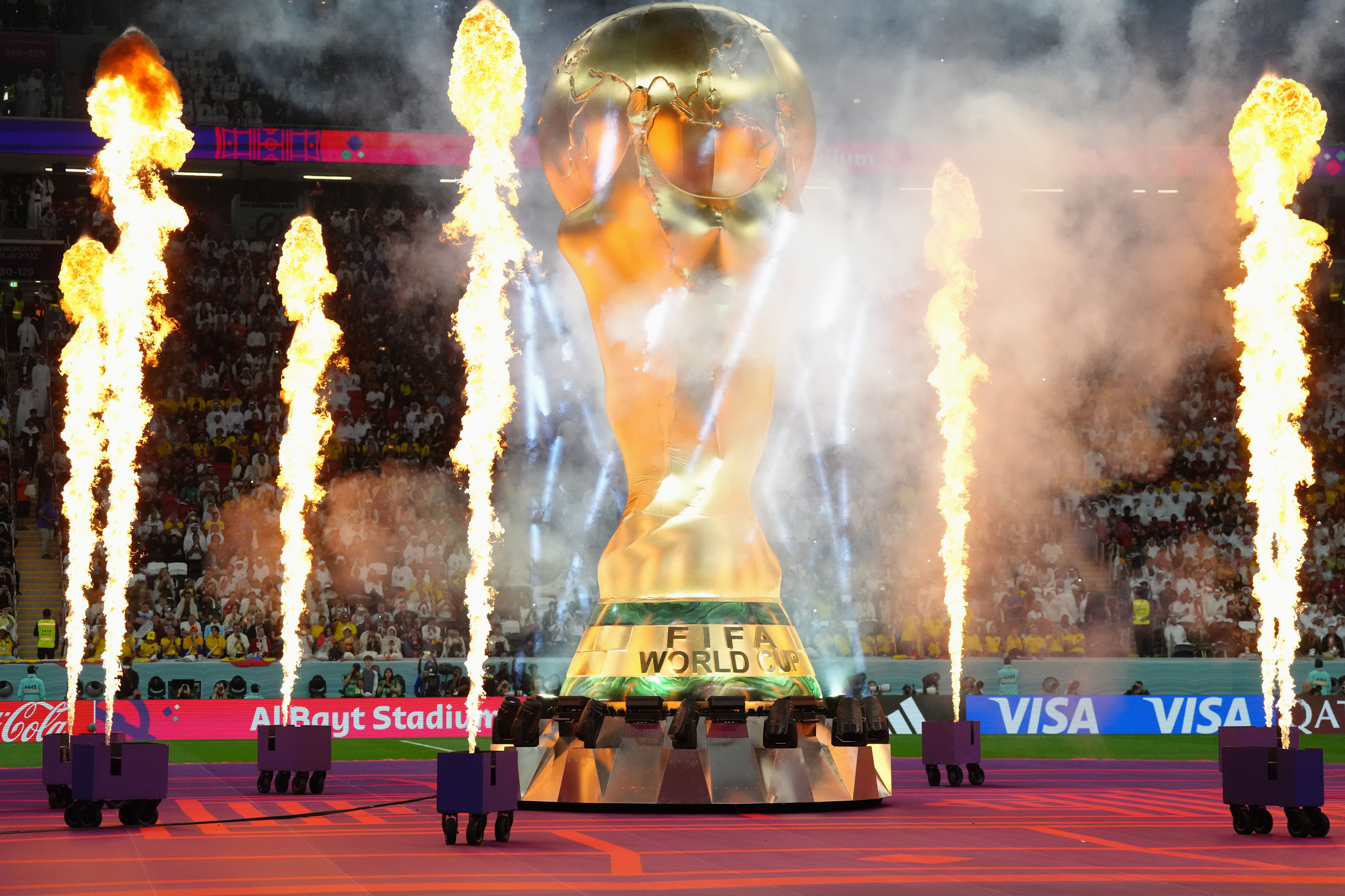 Qatar became the first hosts to lose an opening match in the World Cup’s 92-year history (Nick Potts/PA)