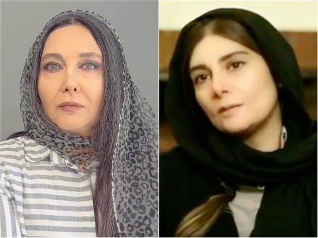 <p>Iranian actors Hengameh Ghaziani and Katayoun Riahi were detained on 20 November </p>