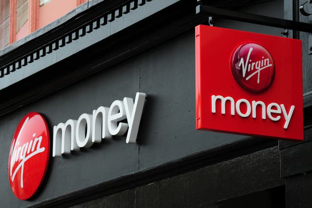 Lender Virgin Money has revealed a 43% hike in annual profits thanks to surging UK interest rates (PA)