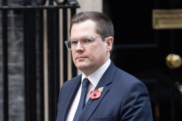 Minister of State at the Home Office Robert Jenrick leaving 10 Downing Street, London. Picture date: Friday November 11, 2022.
