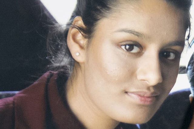Shamima Begum was a victim of child trafficking, her lawyer said (PA)