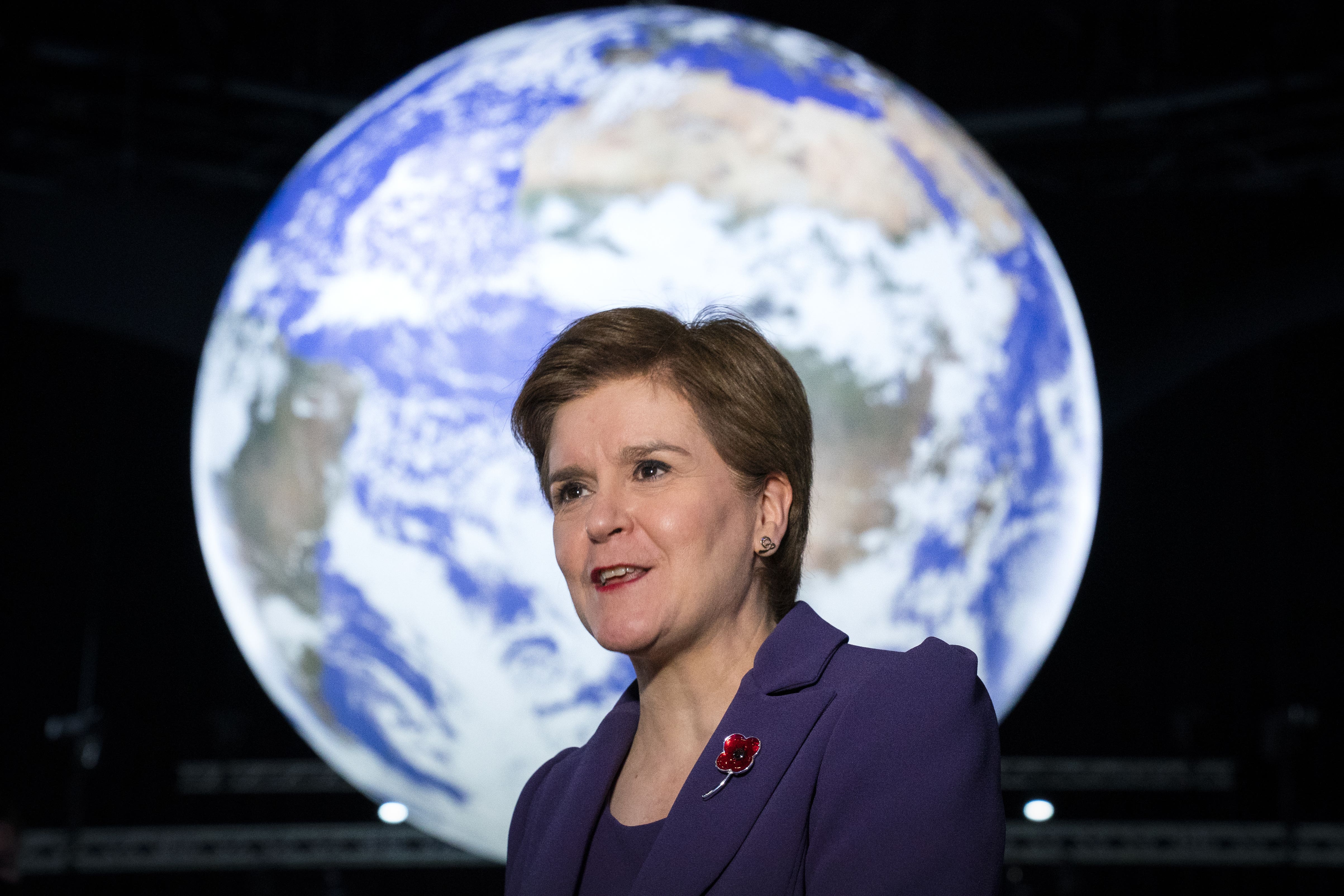 Nicola Sturgeon says there is still much work to do on climate change (Jane Barlow/PA)
