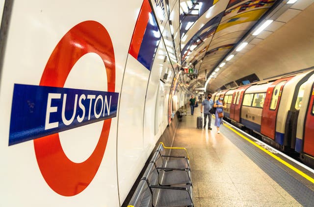 <p>Euston Station will be affected on Friday</p>