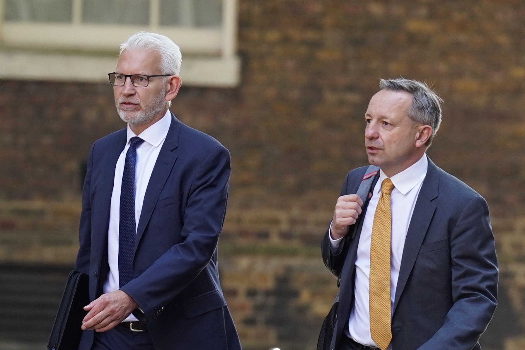 Jonathan Brearley (right) was speaking at the Future of Utilities Summit in London (Stefan Rousseau/PA)
