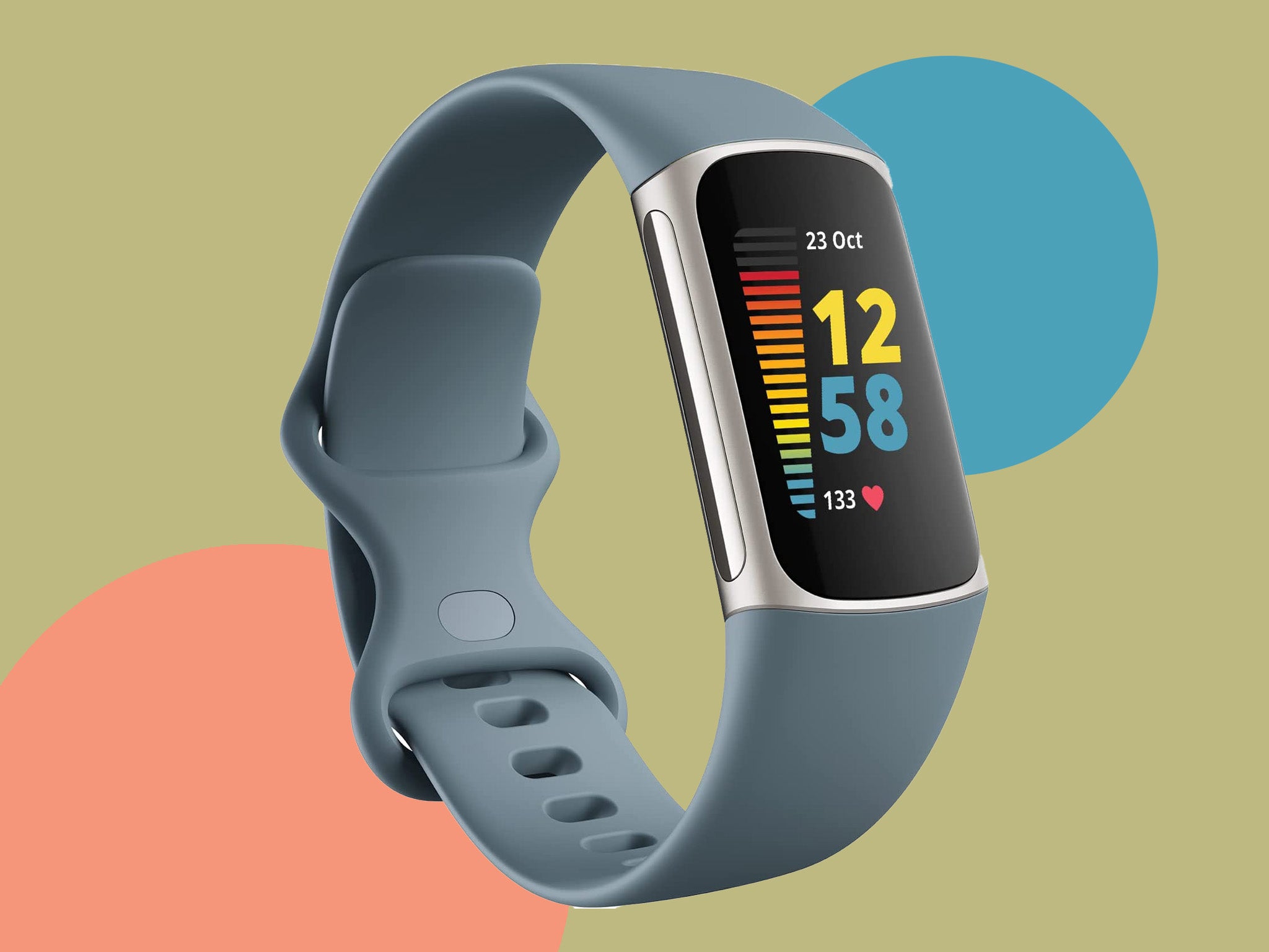 The charge 5 can be used to track daily steps, activity and running, plus there are 20 different exercise modes, heart-rate monitoring and sleep tracking