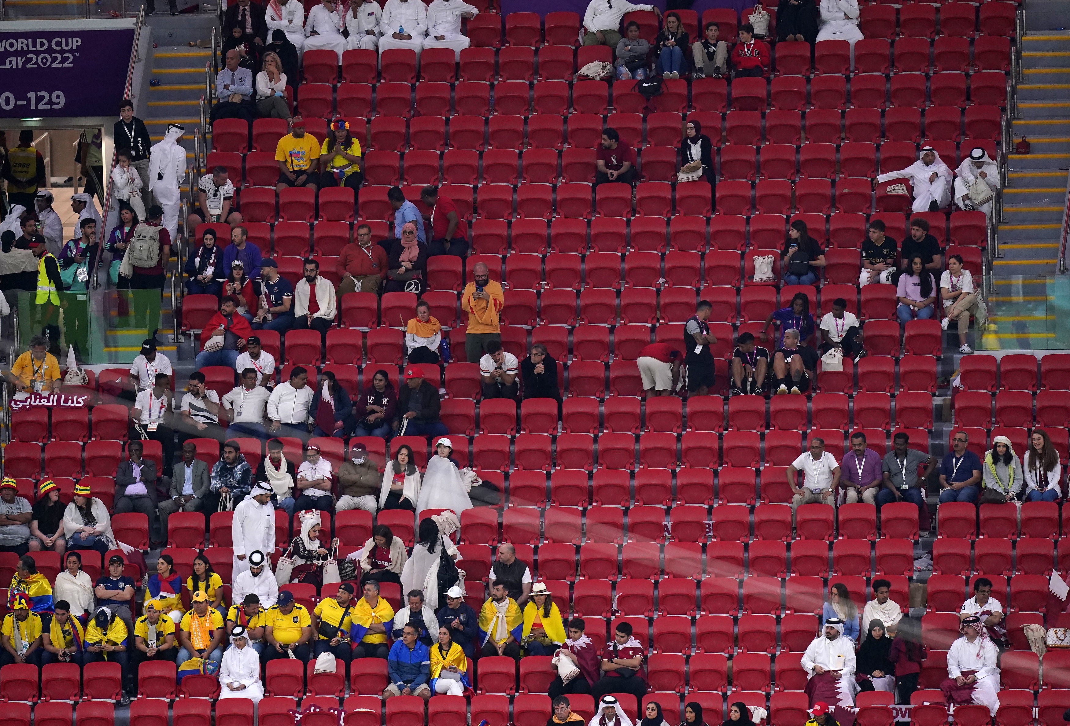 There have been empty seats at most World Cup matches so far