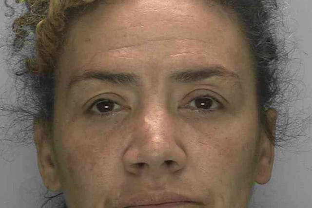 Monique Moss has been jailed after crashing a stolen car into a bus stop (Sussex Police/PA)