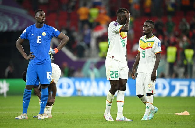 <p>Senegal were caught out late against the Netherlands in their World Cup opener </p>