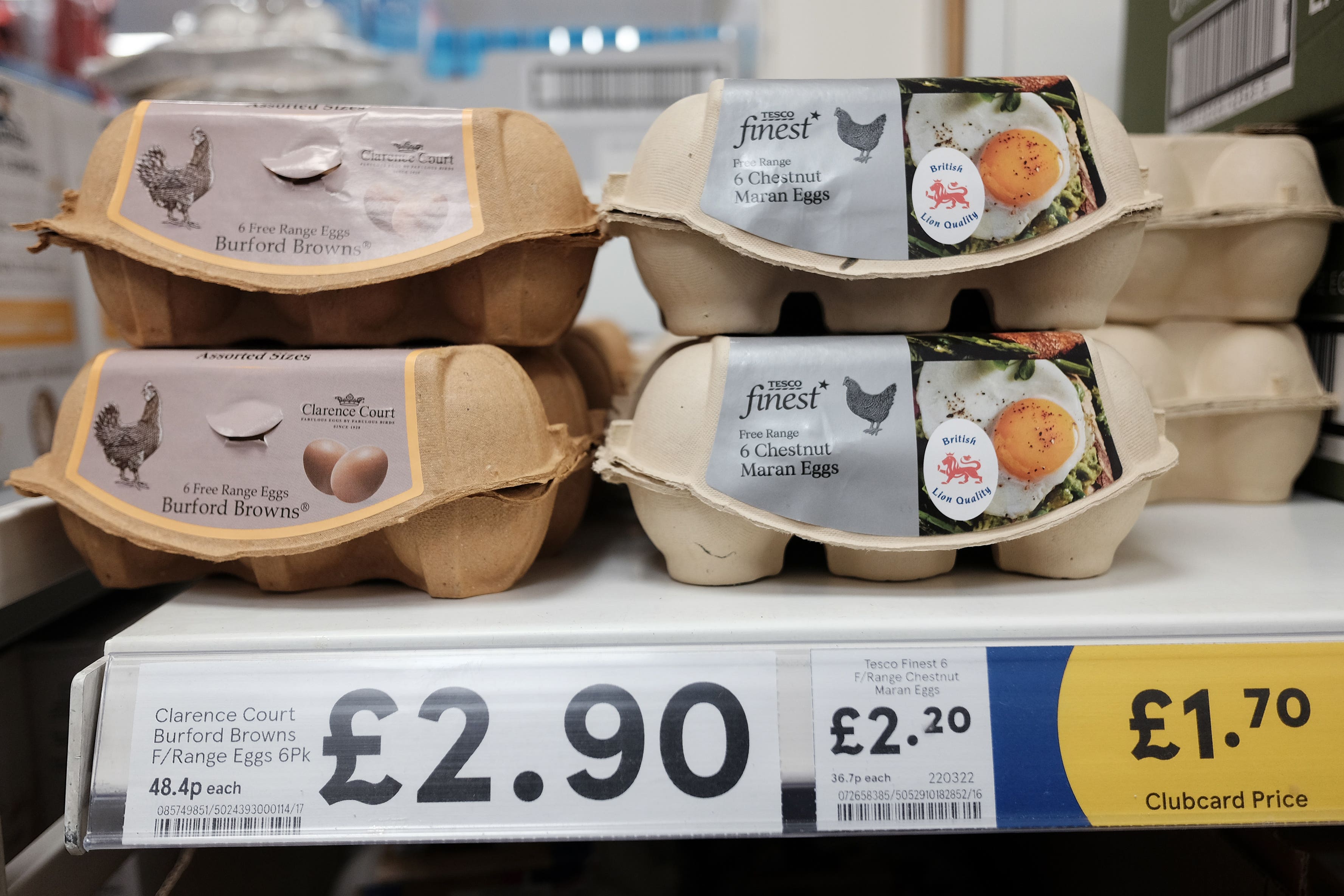 Tesco has joined other supermarkets in limiting purchases of eggs amid supply disruption (Yui Mok/PA)