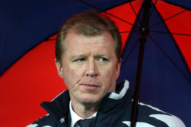 Steve McClaren was dubbed the “wally with a brolly” following England’s defeat by Croatia (Martin Rickett/PA)