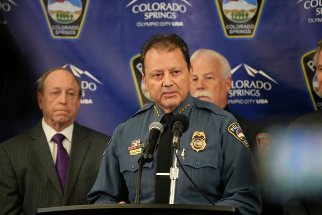 <p>Colorado Springs police chief Adrian Vasquez</p>