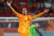 Virgil van Dijk: Netherlands captain hits back at criticism for not wearing OneLove armband