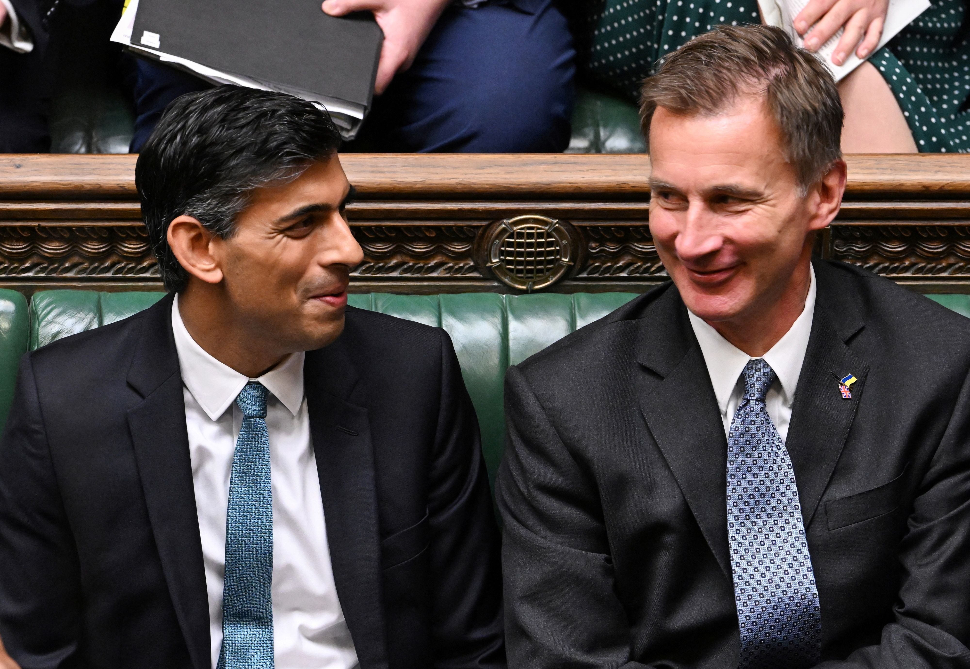 Rishi Sunak and Jeremy Hunt have been accused of a ‘stealth tax raid’