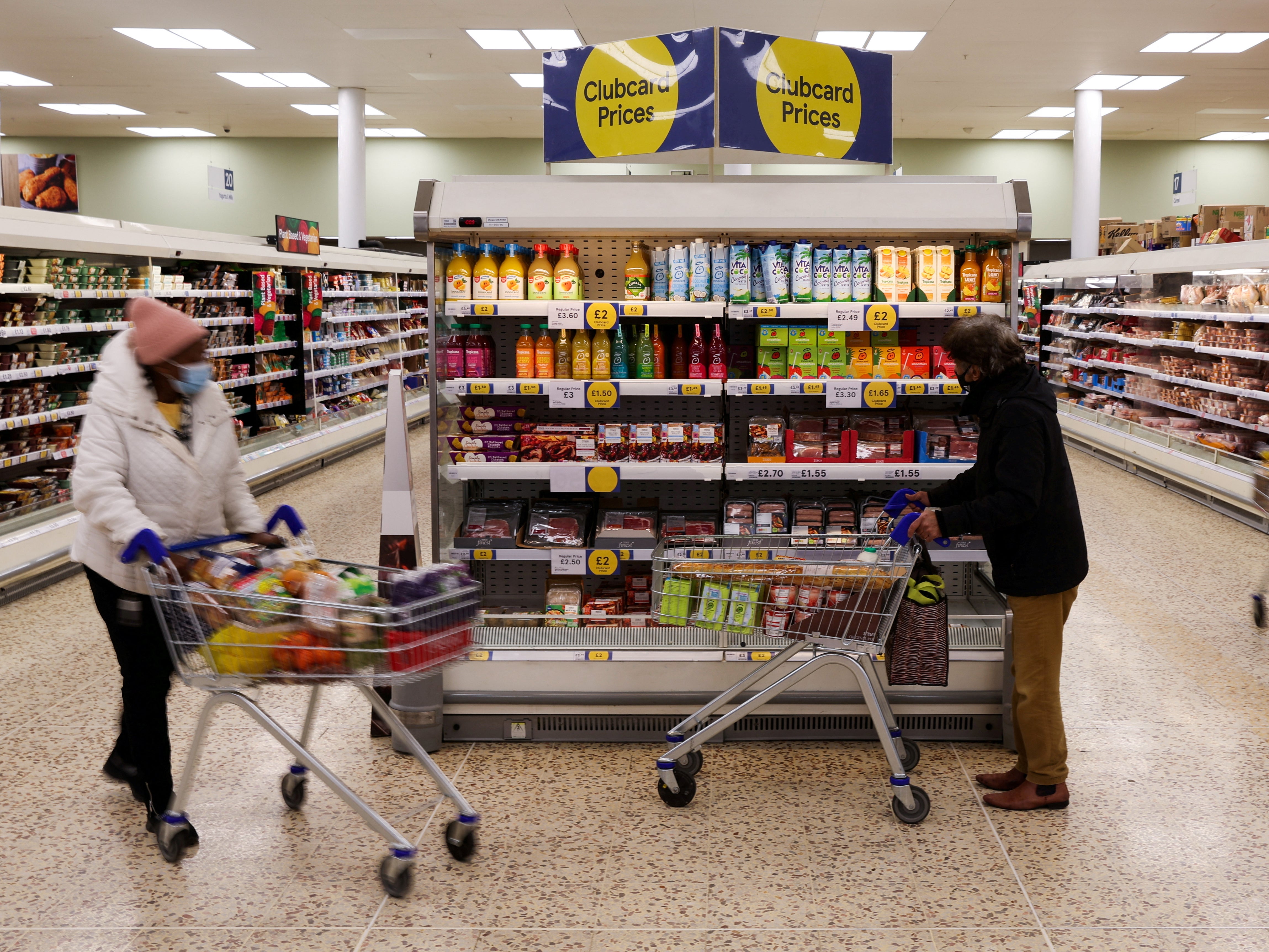 In store managers at Tesco feeling chill as prices rise