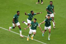 Argentina vs Saudi Arabia LIVE: World Cup 2022 result and reaction as Saudi Arabia claim stunning shock win