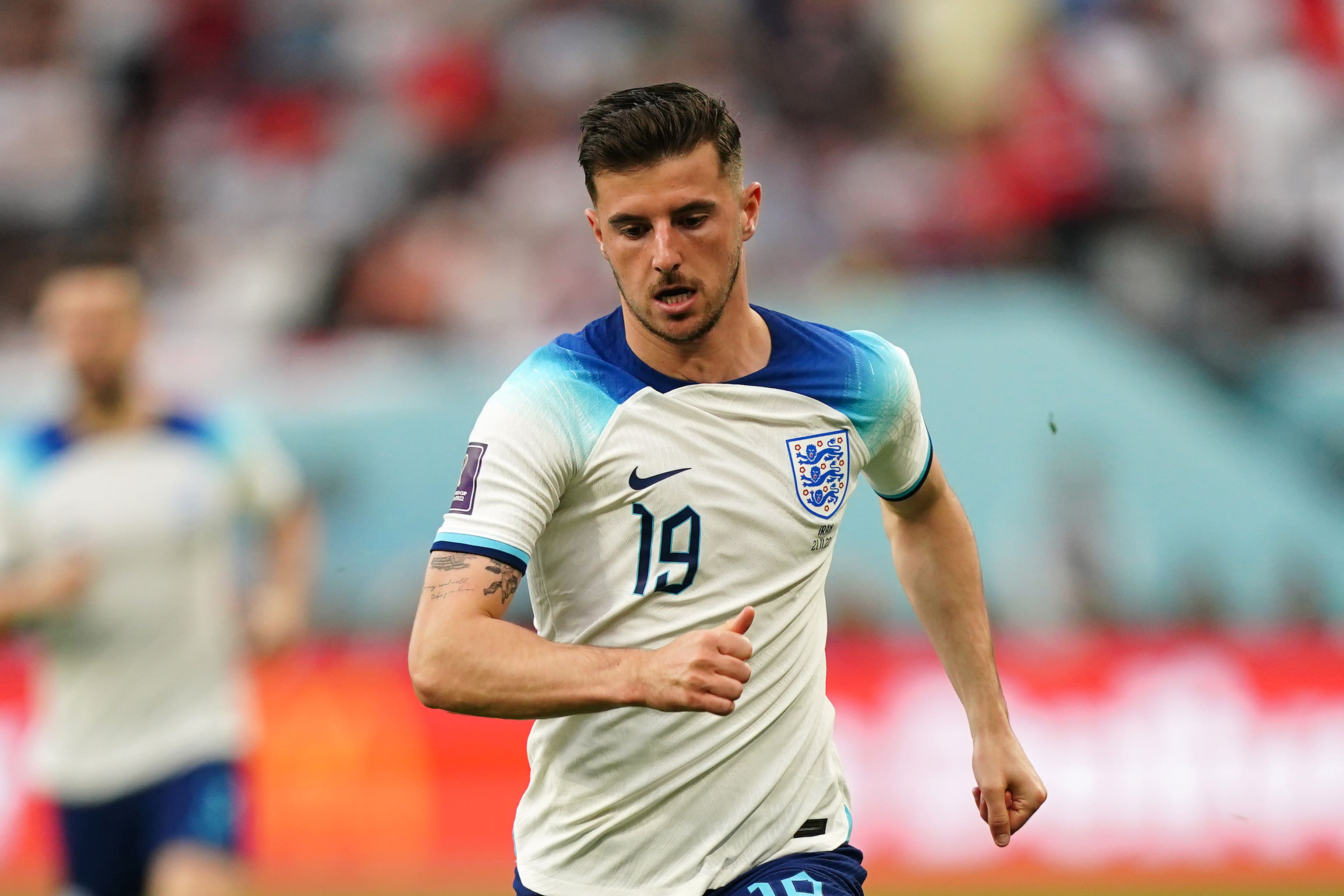 Mason Mount in action against Iran (Mike Egerton/PA)