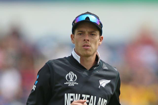 Mitchell Santner’s misfield effectively cost New Zealand a win over India (Nigel French/PA)