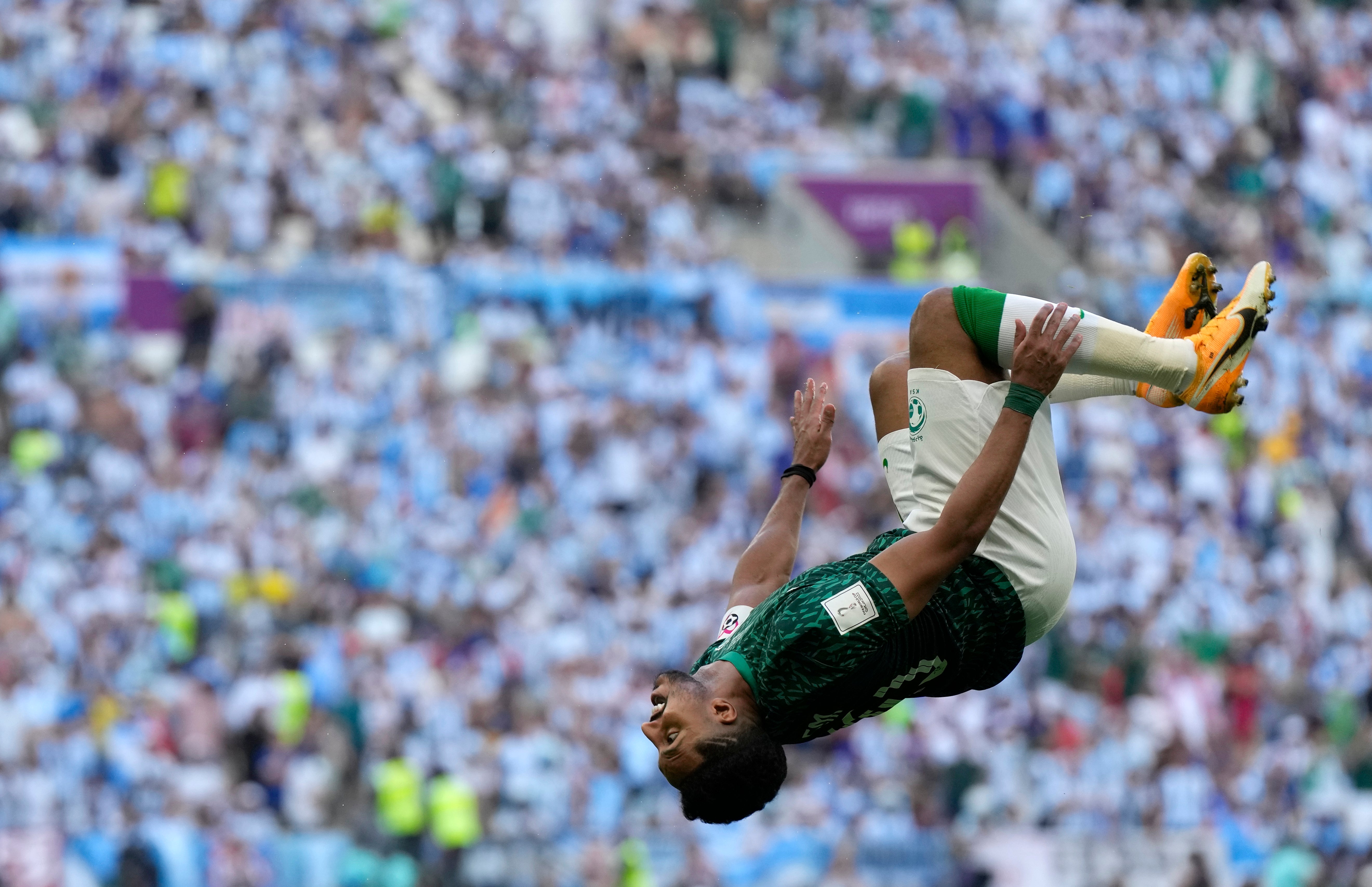 APTOPIX WCup Argentina Saudi Arabia Soccer