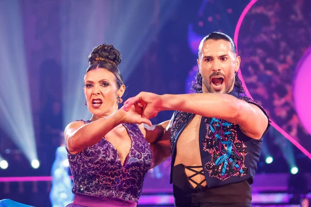 <p>Kym Marsh and Graziano Di Prima on Strictly Come Dancing</p>