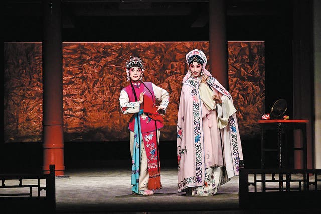 <p>Kunqu Opera, one of the oldest traditional Chinese art forms, combines singing, dancing and acting</p>