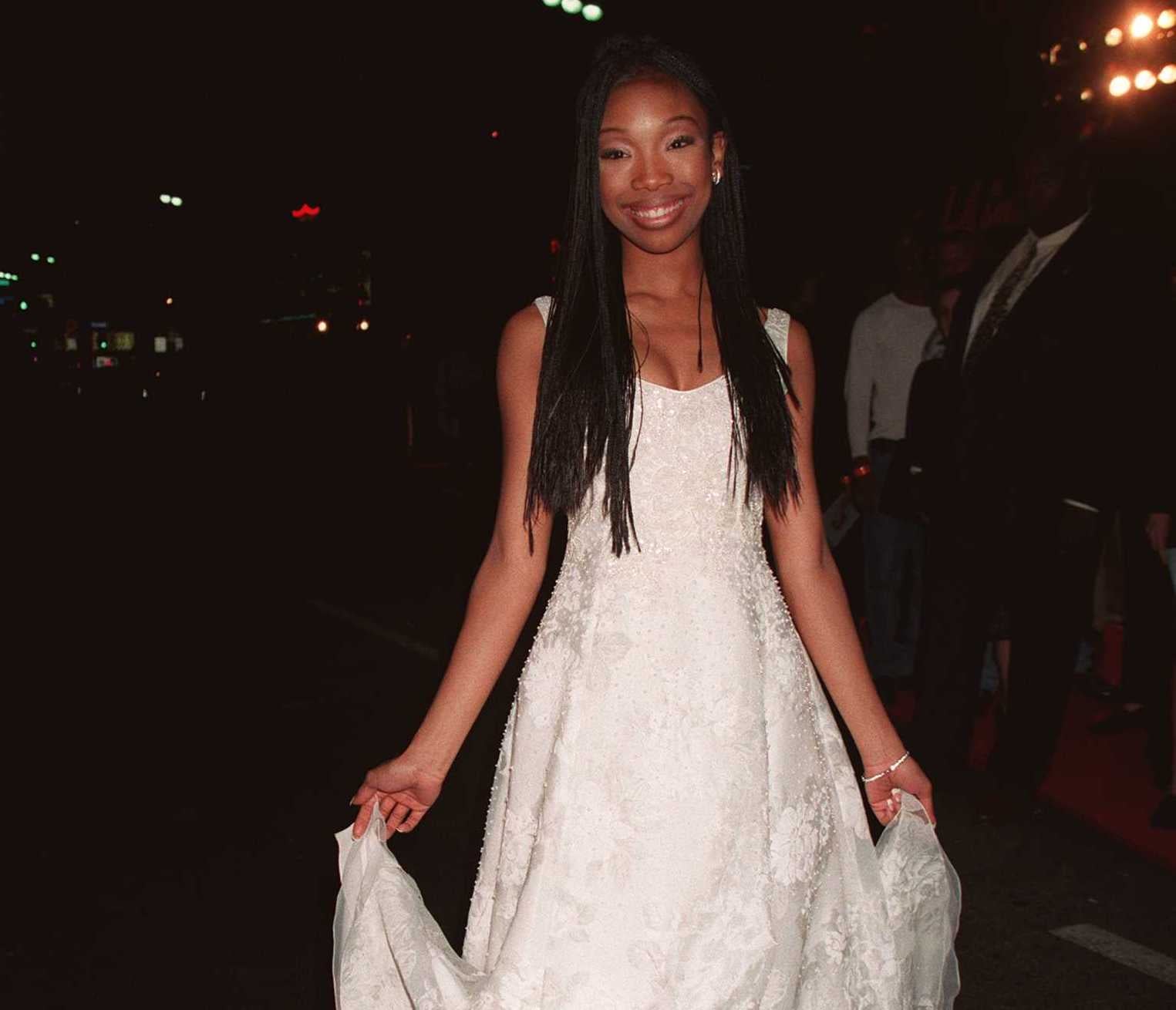 Brandy at the ‘Cinderella’ premiere in 1997