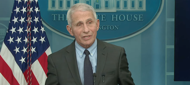 <p>White House Chief Medical Adviser Dr Anthony Fauci briefs the press for the final time on 22 November 2022</p>