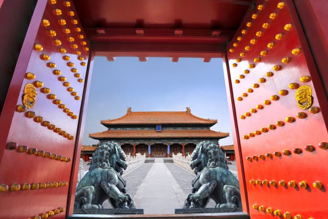 <p>The forbidden city in Beijing</p>