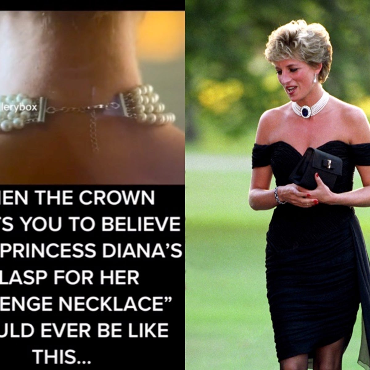 princess diana revenge dress necklace Why The Crown Got This Major Detail Wrong About Diana's Revenge Necklace