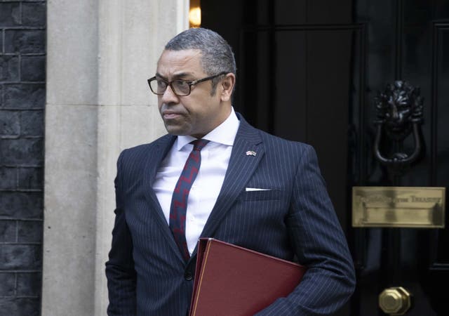 <p>James Cleverly has been accused of ‘burying bad news’ </p>