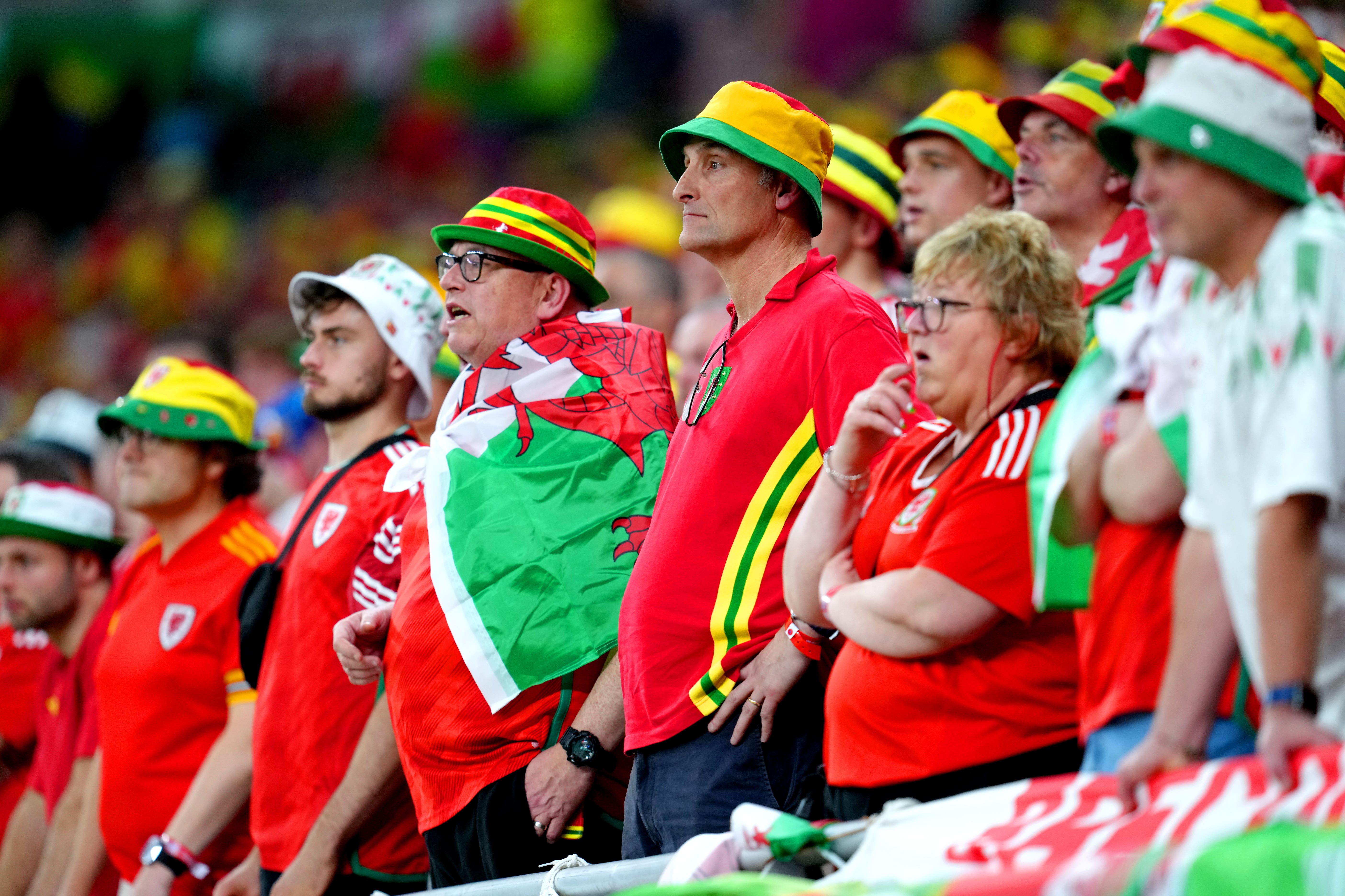 Wales fans enjoyed parties either side of their opening World Cup draw with the United States