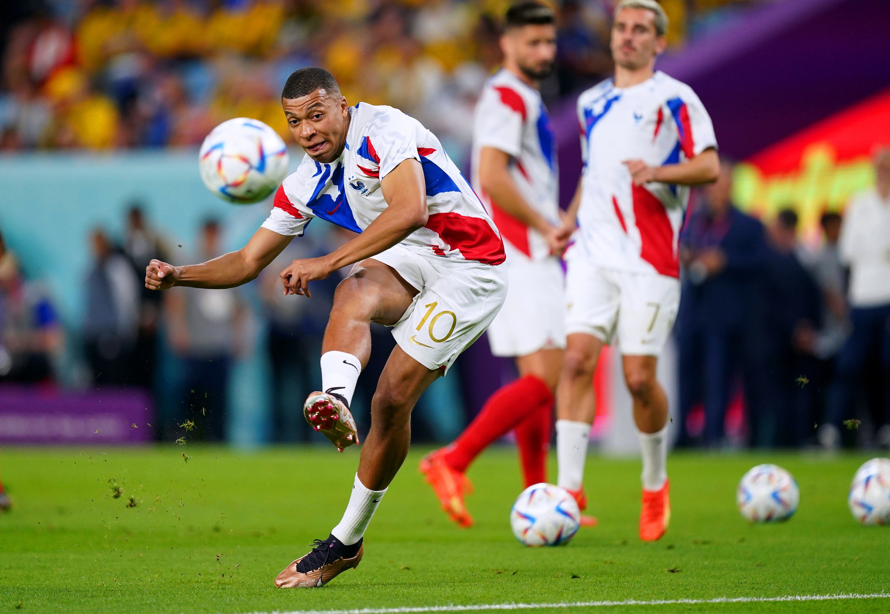 Kylian Mbappe ahead of France’s Group D opener versus Australia