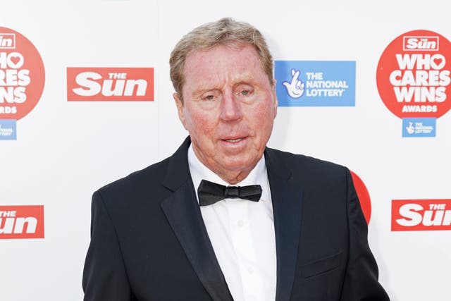 Harry Redknapp attends The Sun’s Who Cares Wins Awards at the Roundhouse, Chalk Farm, London (Ian West/PA)
