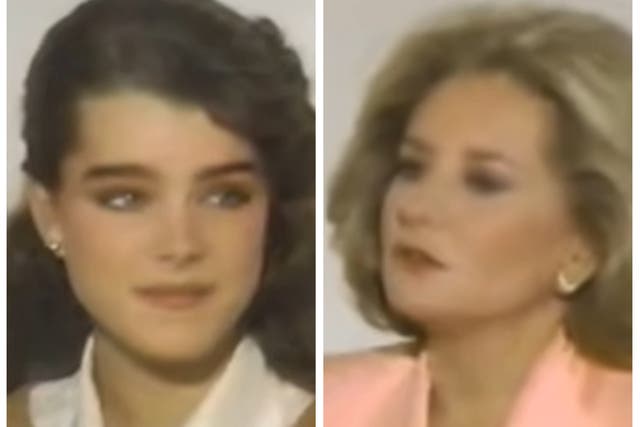 <p>Brooke Shields was grilled by Barbara Walters when she was 15 years old</p>