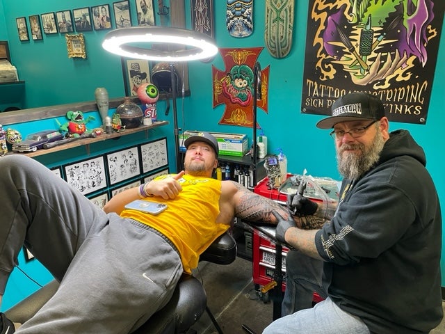 UI senior Dylan Bartels, 22, and tattoo shop owner Matt Johnson, 42, say the lack of clear information about the investigation is fuelling fear and rumour