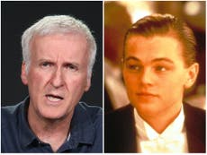 James Cameron says he had to ‘twist’ Leonardo DiCaprio’s arm to lead Titanic 