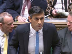 Rishi Sunak – live: PM resists calls to end non-dom tax status saying it 'costs too much'