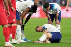 Harry Kane: England optimistic captain will be fit for USA clash after ankle knock